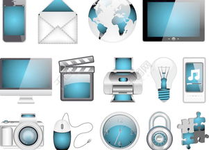 電子產品圖標圖片模板免費下載 ai格式 編號13808265 千圖網